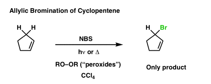 allylic-bromination-of-cyclopentene-with-nbs