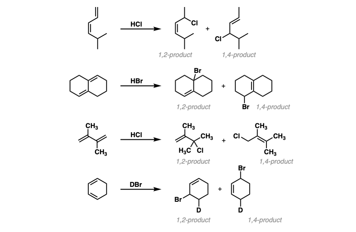 -examples of 12 and 14 addition to dienes