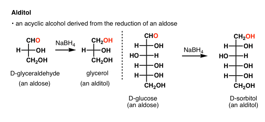 definition-of-an-alditol-is-an-acyclic-alcohol-derived-from-the-reduction-of-an-aldose