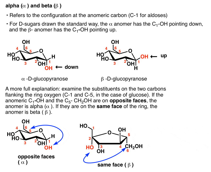 what-is-meaning-of-alpha-and-beta-in-organic-chemistry-sugars