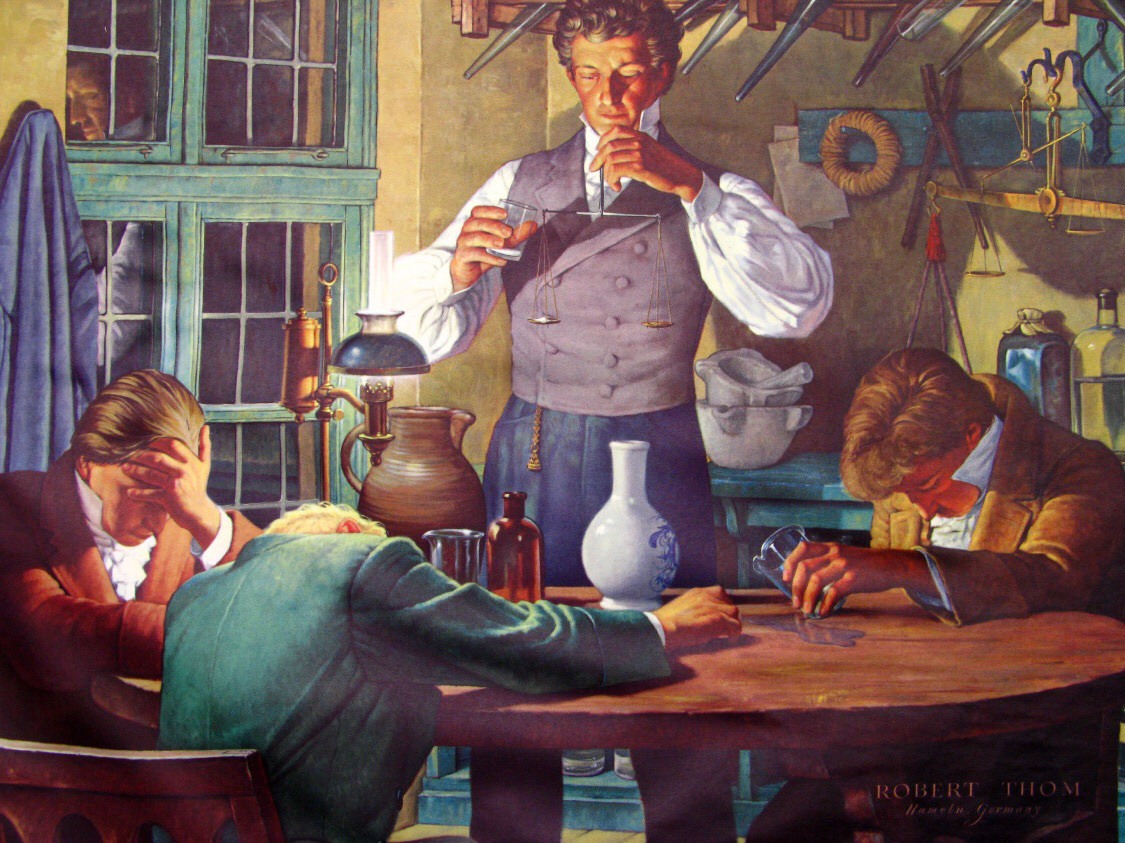 serturner isolating morphine from alkaloids in 1824