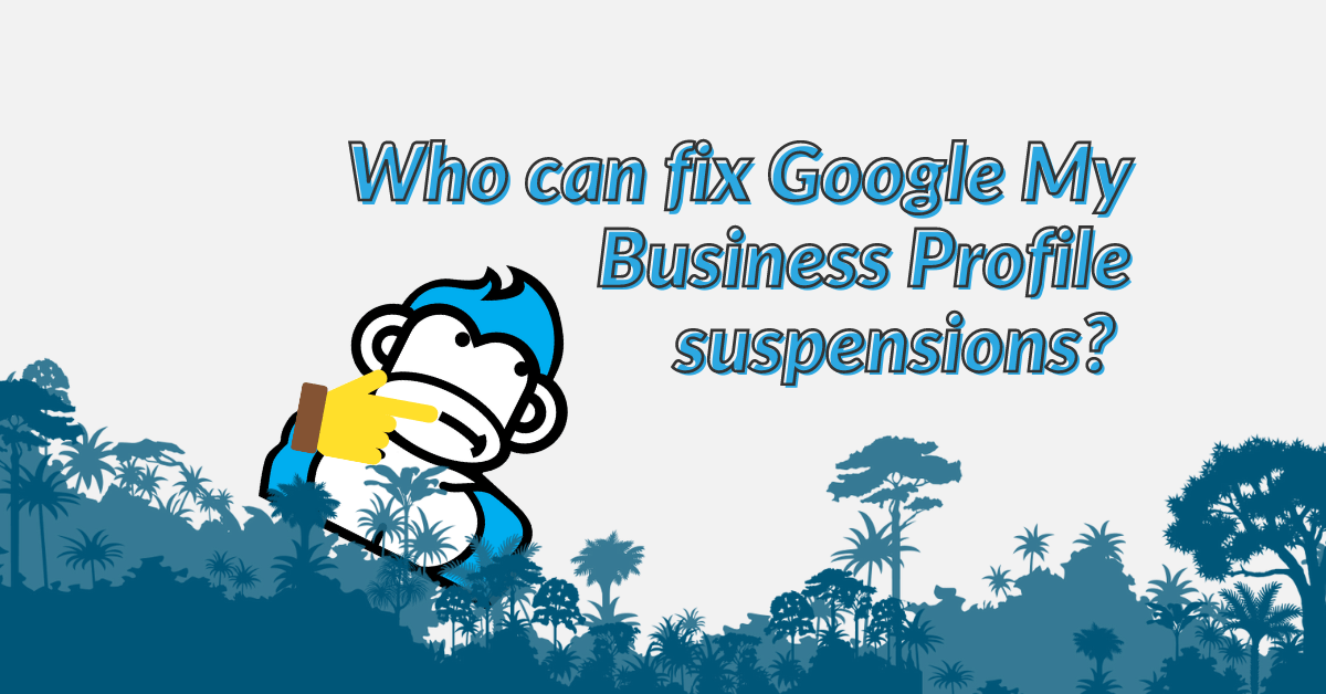 who can fix google my business profile suspensions